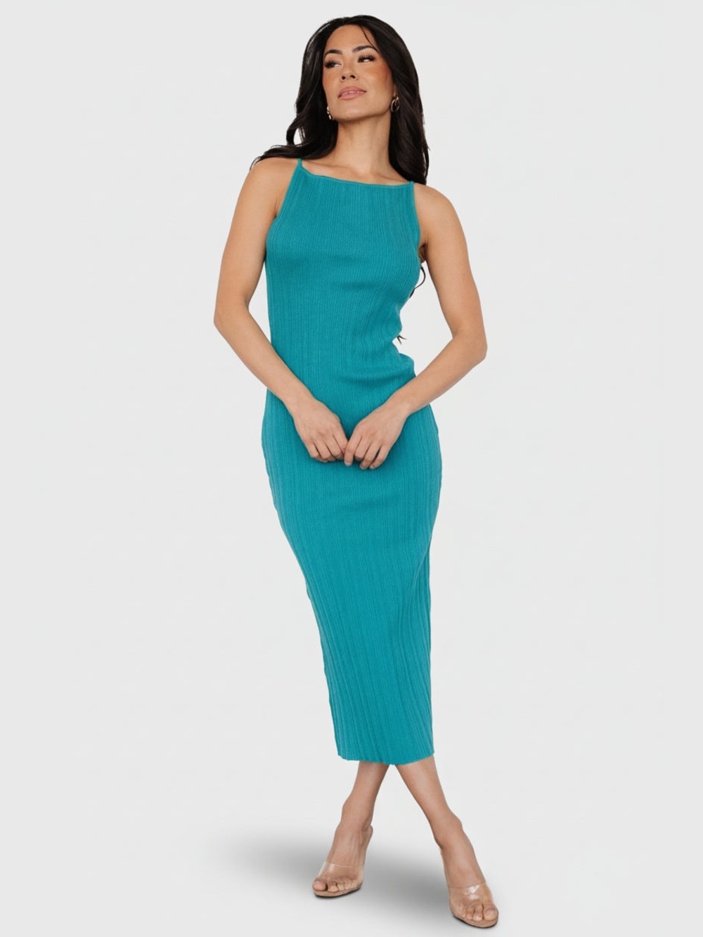 Teal Tsnk Dress by Balticborn - XL